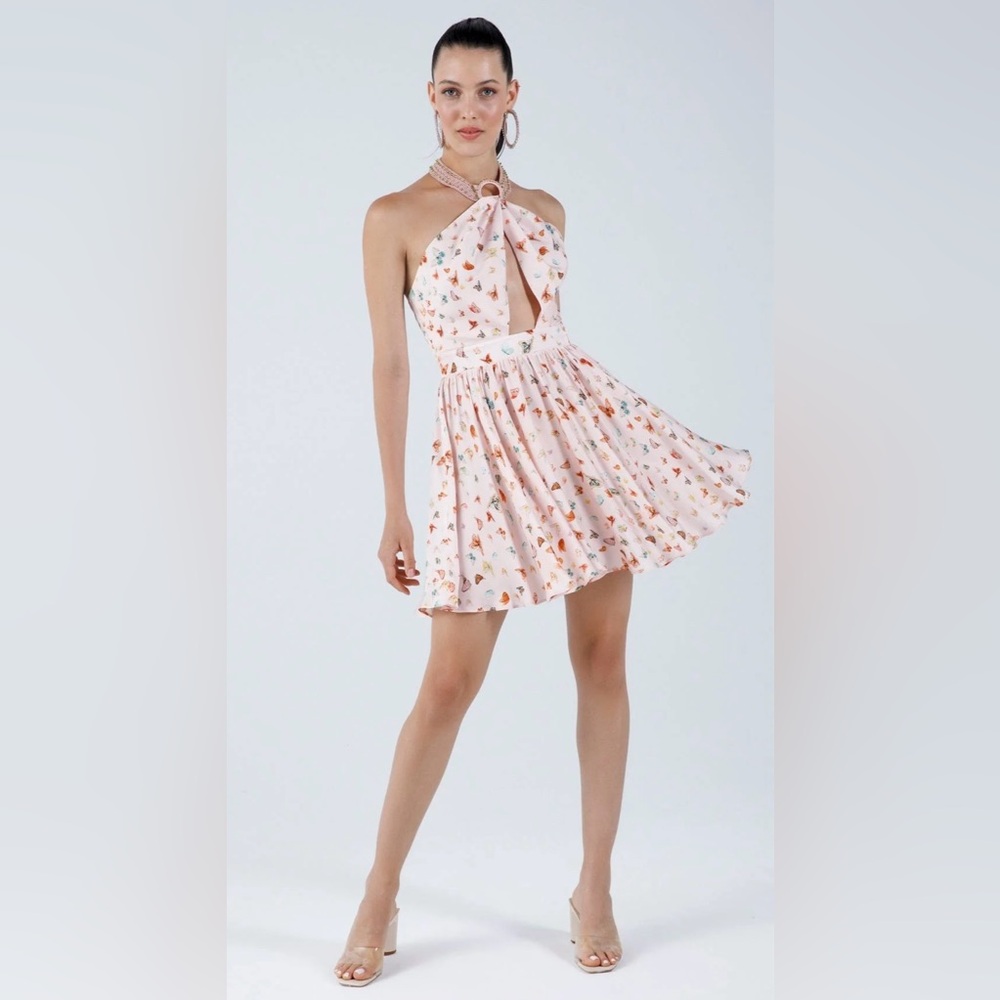 My Beachy Side Emily in Paris Collab Monarch Mini Dress Size M